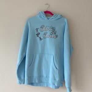 Sabrina Carpenter Short n Sweet Blue Hoodie